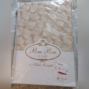 Pom Pom at Home by Hilde Leiaghat Biscayne Sand Shells Euro Sham